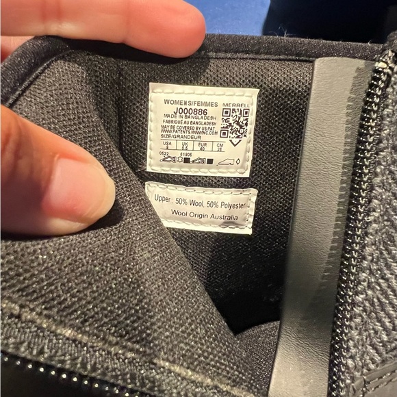 Merrell Chateau II Mid Pull Waterproof Boots Black J000886 Womans 9 - Picture 9 of 9